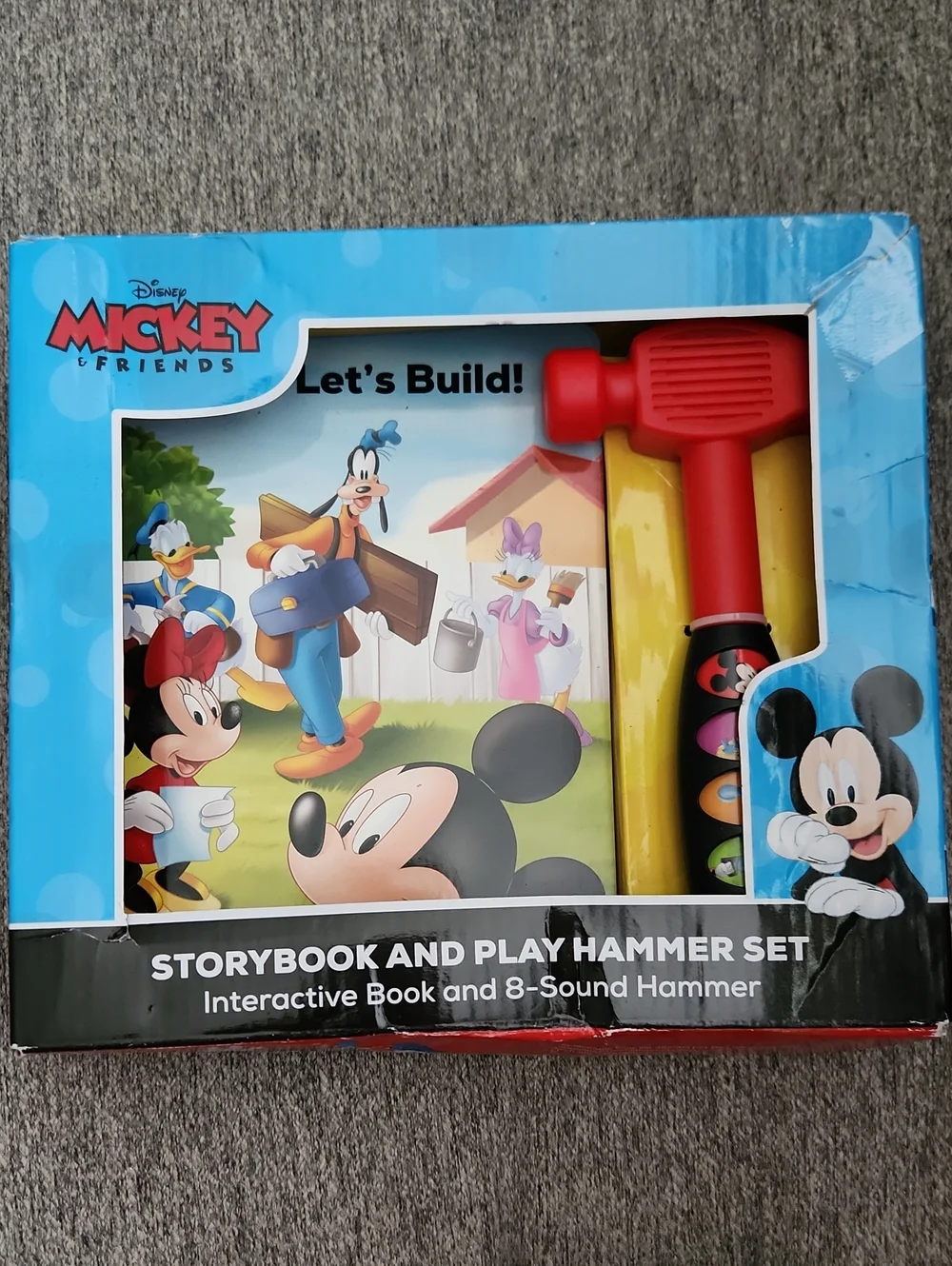 Storybook and Play Hammer Set - Red and Yellow